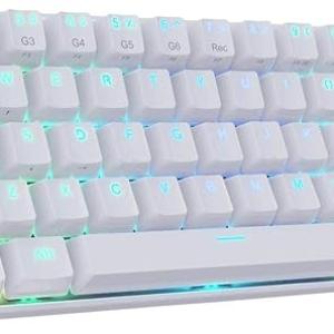 Redragon K530 Draconic 60Percent RGB Bluetooth/Wired Mechanical Gaming Keyboard - Brown Switches Bluetooth 5.0-3 Device Switchable - Type C Cable - PC/Laptop/Mobile
