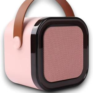 Generic HR-12 Wireless Portable Bluetooth Speaker, Pink