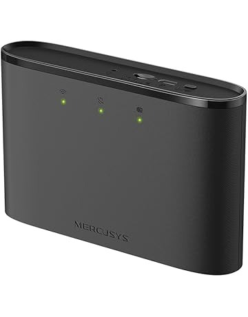 Mercusys 4G Dongle Cat4 LTE Travel Mobile Mi-Fi Hotspot, Connects up to 10 Devices, Compatible with Most Networks, Rechargeable Battery with up to 10 Hours Life, Easy Management