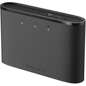Mercusys 4G Dongle Cat4 LTE Travel Mobile Mi-Fi Hotspot, Connects up to 10 Devices, Compatible with Most Networks, Rechargeable Battery with up to 10 Hours Life, Easy Management