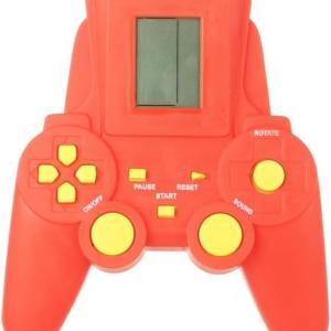 Next Store Classic Handheld Video Game, Electronic Tetris Game, Retro Game Machine, Mini Arcade Game, Video Game for Kids and Adults, Nostalgic Game, Fun Gift (Red)