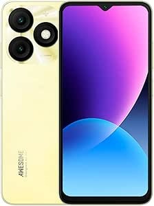 itel A50|6.6" HD+ Display with Dynamic Bar| 3GB RAM +64GB ROM, Upto 8GB RAM with Memory Fusion|Octacore Processor|8MP AI Dual Rear Cam|5000 mAh Battery | Shimmer Gold