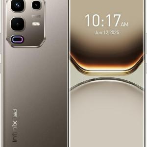 Infinix Note 50S 5G Smartphone - 6.78 Inches FHD+ Curved AMOLED Display, 8+8GB RAM, 256GB Storage, 108MP AI Camera, 5000mAh Battery, Android 15, Dual SIM – Titanium Grey