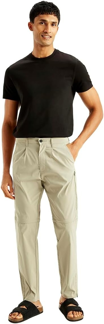 Levi's Mens Men's Beige Regular Fit Trousers Trouser