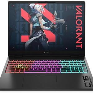 HP OMEN MAX 16-ak0007ne Gaming Laptop, AMD Ryzen AI 7 350, 16GB DDR5, 512GB SSD, NVIDIA GeForce RTX 5060 8GB, 16″ 2K 165Hz Display, Windows 11 Home, Shadow Black