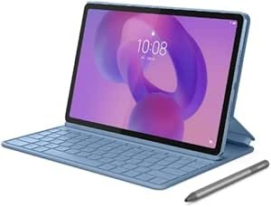 IdeaTab Dimensity 6300, RAM 8GB, Storage 128GB, 11.5" 2.5K IPS 500 nits 90HZ, Rear 8MP, Front 5MP, 4 Speakers, Call 5G, Metal, 7040mAH, Color Polar Blue, Bluetooth 5.2, Folio Keyboard + Lenovo Tab Pen