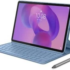 IdeaTab Dimensity 6300, RAM 8GB, Storage 128GB, 11.5" 2.5K IPS 500 nits 90HZ, Rear 8MP, Front 5MP, 4 Speakers, Call 5G, Metal, 7040mAH, Color Polar Blue, Bluetooth 5.2, Folio Keyboard + Lenovo Tab Pen
