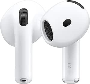Apple AirPods 4 ANC Wireless Earbuds, Bluetooth Headphones, Active Noise Cancellation, Adaptive Audio, Transparency Mode, Personalized Spatial Audio, USB-C Charging Case, Wireless Charging, H2 Chip