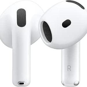Apple AirPods 4 ANC Wireless Earbuds, Bluetooth Headphones, Active Noise Cancellation, Adaptive Audio, Transparency Mode, Personalized Spatial Audio, USB-C Charging Case, Wireless Charging, H2 Chip