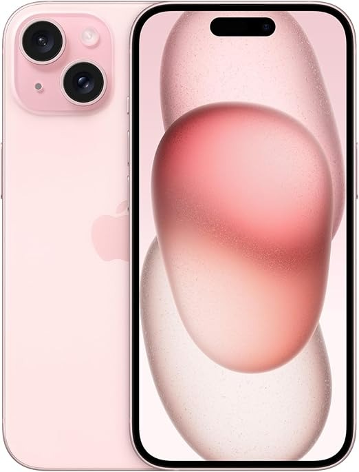 Apple iPhone 15 (128 GB) - Pink with Face ID | Tax Paid | 2 Years Official Warranty