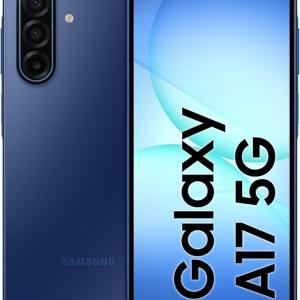 Samsung Galaxy A17 5G, Android Smartphone, 256GB Storage, 8GB RAM, Blue, 6x OS Upgrades, Large Display, 50MP OIS Camera