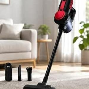 Jamakii 4 in 1 Upright Vacuum Cleaner, 2200W Motor Power 35Kpa Suction Power, 600ml