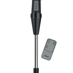 Tefal VG4130EE Silence Force, Stand Fan, Silent Technology, Remote Control, 8 Hours Timer, 6 Blades, Adjustable Height, Black