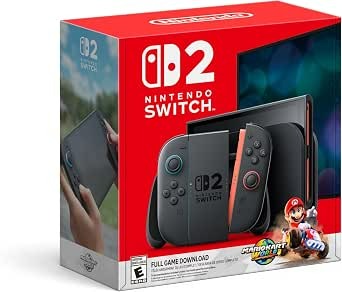 Nintendo Switch 2 Console + Mario Kart World Bundle [New 2025 Model]