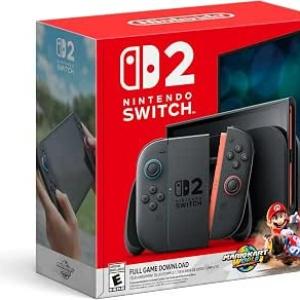 Nintendo Switch 2 Console + Mario Kart World Bundle [New 2025 Model]
