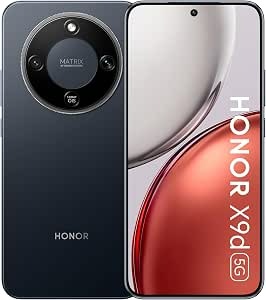 HONOR X9d 5G Smartphone, 8GB RAM + 256GB Storage, 6.79" 1.5K 120Hz AMOLED Display, 66W HONOR SuperCharge, Snapdragon 6 Gen 4, Midnight Black, 1 year manufacturer warranty