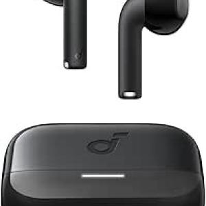 Soundcore K20i by Anker, Semi-in-Ear Earbuds, Bluetooth Wireless, 36H Playtime, Fast Charge, Clear Sound, ENC 2-Mic Clear Calls, Custom EQ, IPX5, Bluetooth 5.3, App Control (Black) 18 Months Warranty