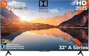 Xiaomi A-32-2025TV HD 2025 Google Assistant TV, 32-Inch Screen Size Google TV platform built-in receiver, metal finish Dolby Atoms 2 years local warranty Visit the Xiaomi Store