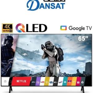 شاشة دانسات 65 بوصة جوجل تي في كيو ليد - DTD65QLED14.60HZ